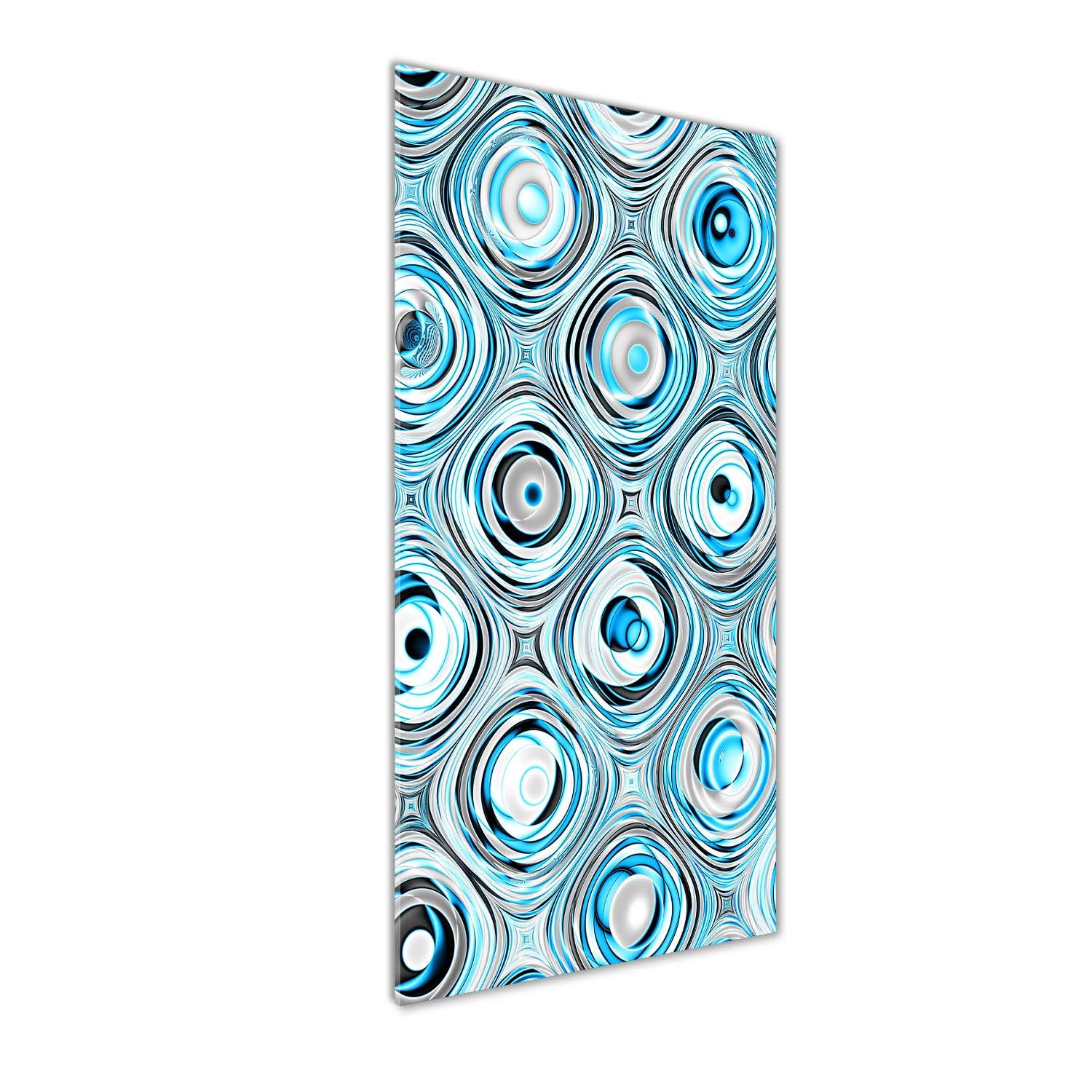 Tableaux pour la mur en verre acrylique Tulup 50x125 cm bleu