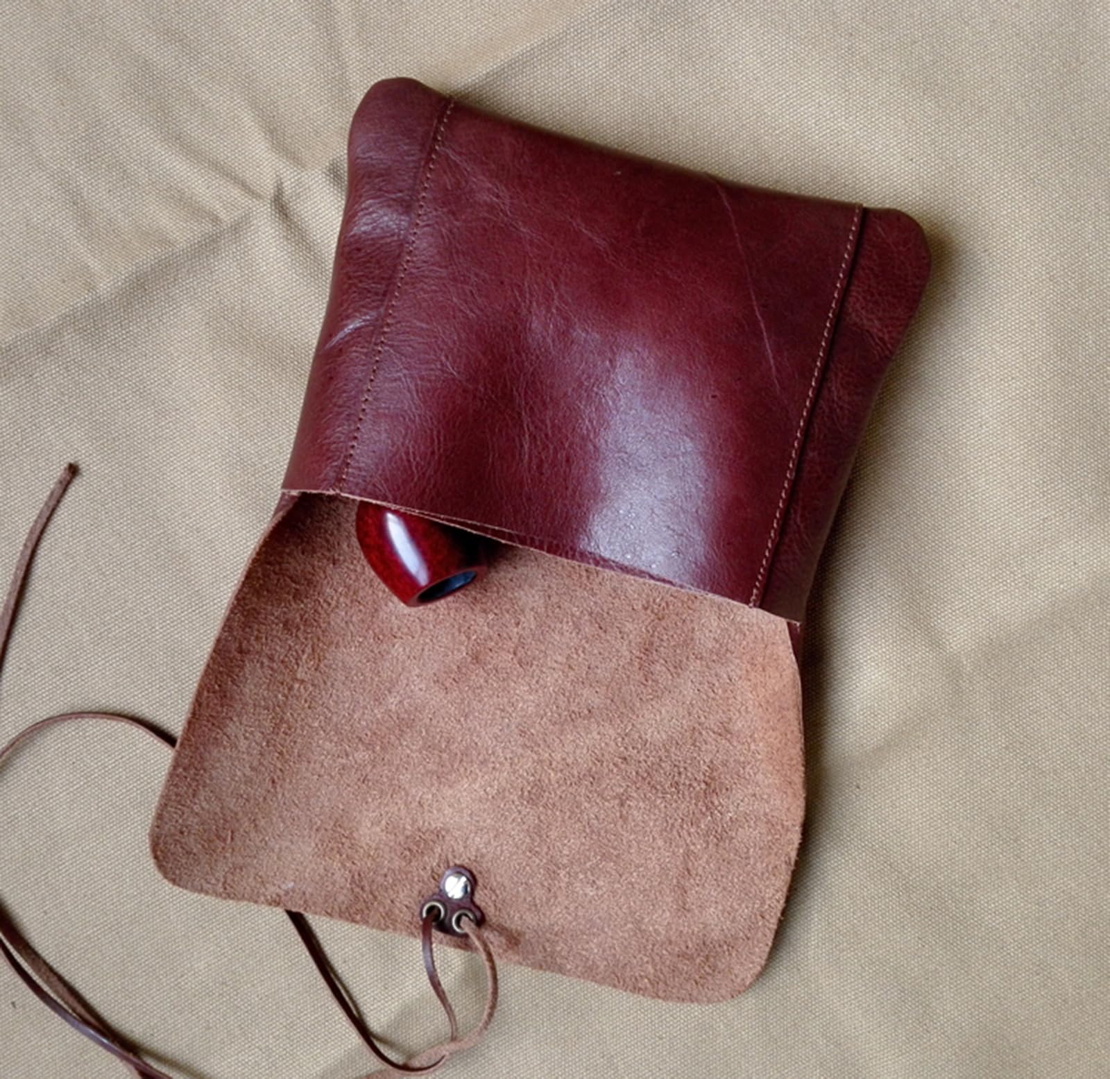 Etui na tytoń, Vintage unisex fajka tytoniowa organizuj etui na narzędzia i inne akcesoria