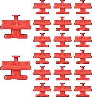 Vista 1 de On-Q AC1051-KH-20 Clips de poste para cerradura (paquete de 20), rojo