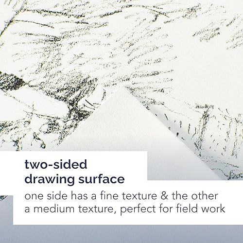 Miniatura 2 de Canson Artist Series - Cuaderno de dibujo para lápiz, bolígrafo y rotulador, encuadernado con alambre lateral, 90 libras, 9 x 12 pulgadas, 60 hojas