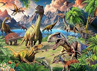 Puzzles for Kids Ages 4-8 100 Piece Puzzles for Kids, Dinosaur World 100 Piece Puzzles Children Learning Educational Toys Gifts Gifts Girls Age 4-6, 6-8, 8-10 Years Old (15 