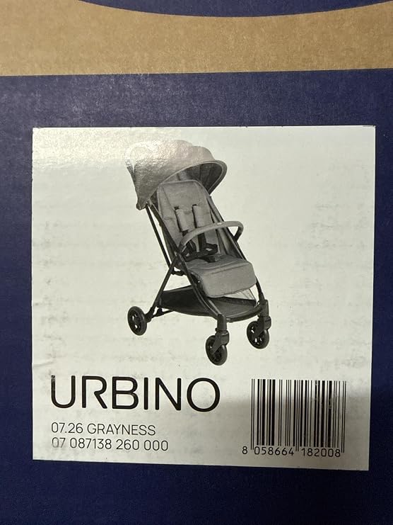 Chicco Urbino Bebek Arabası, Gri