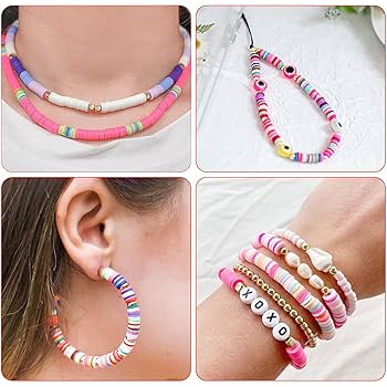 Kandi Beads Ronglry 4th Of July Bracelets Red White And Blue