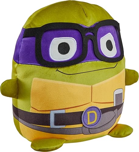 Miniatura 3 de Mattel Teenage Mutant Ninja Turtles Mutant Mayhem Cuutopía - Figura suave estilo Donatello Kawaii, figura suave de 10 pulgadas, coleccionable de