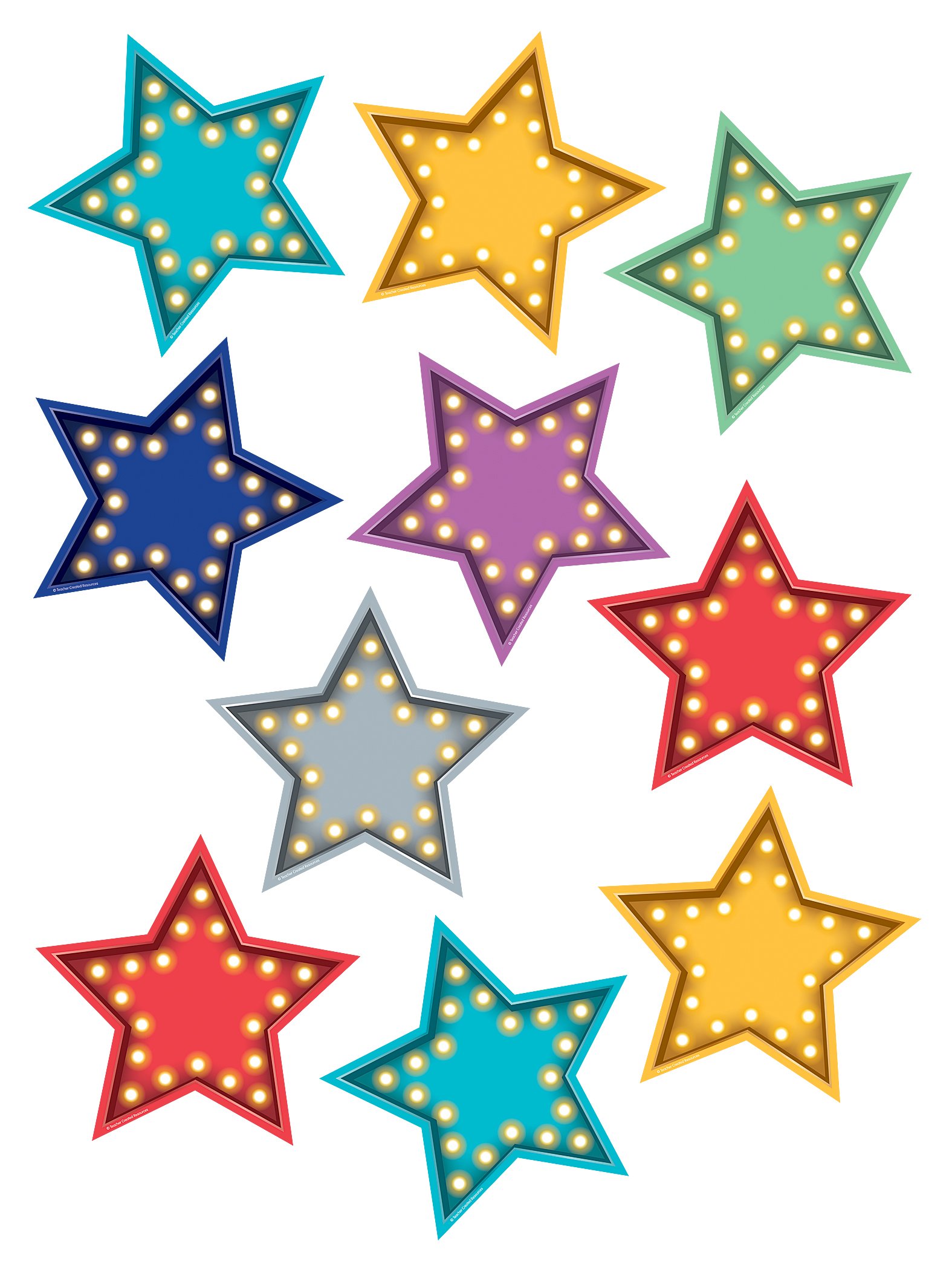Teacher Created ResourcesMarquee Stars Accents (5870)