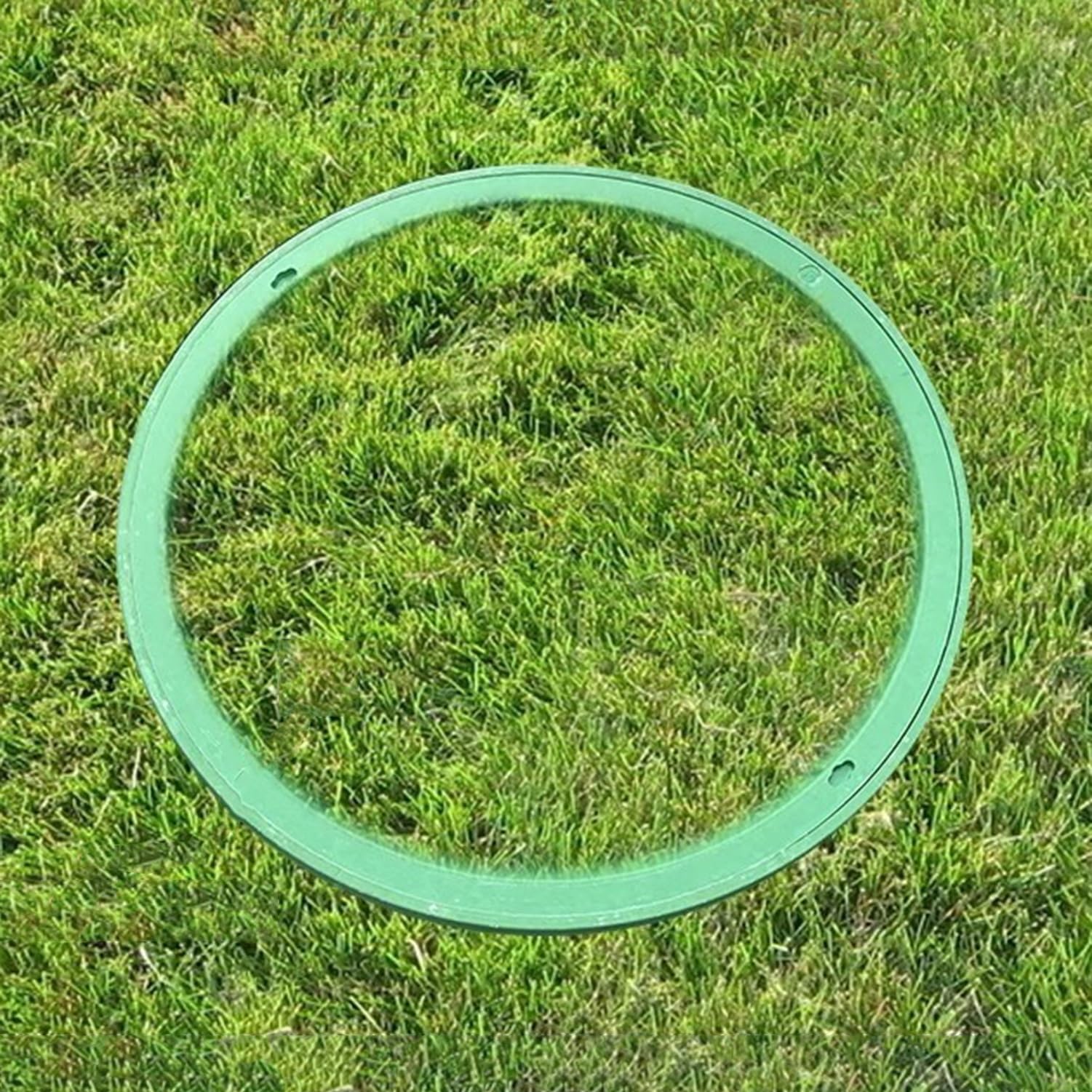 Pokrywa drenażu ogrodowego, okrągła/kwadratowa, z żywicy, do kanalizacji, na patio i trawnik, odporna na warunki atmosferyczne, idealna do ogrodu, 40 cm