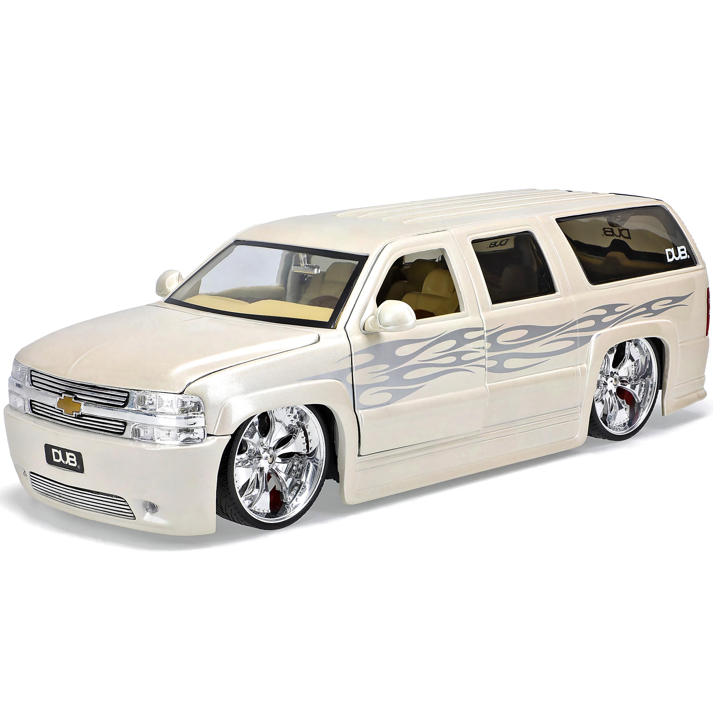 Jada Toys Chevrolet Chevy Suburban Weiss Modellauto, Neu und OVP