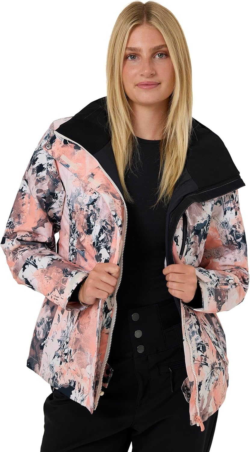 Junior's Jetty Printed Regular Fit Snow Jacket - Image 12