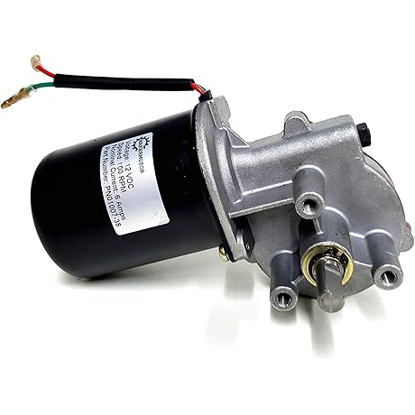 MakerMotor 3/8" D Shaft 12V DC Motors for Makers 100 RPM