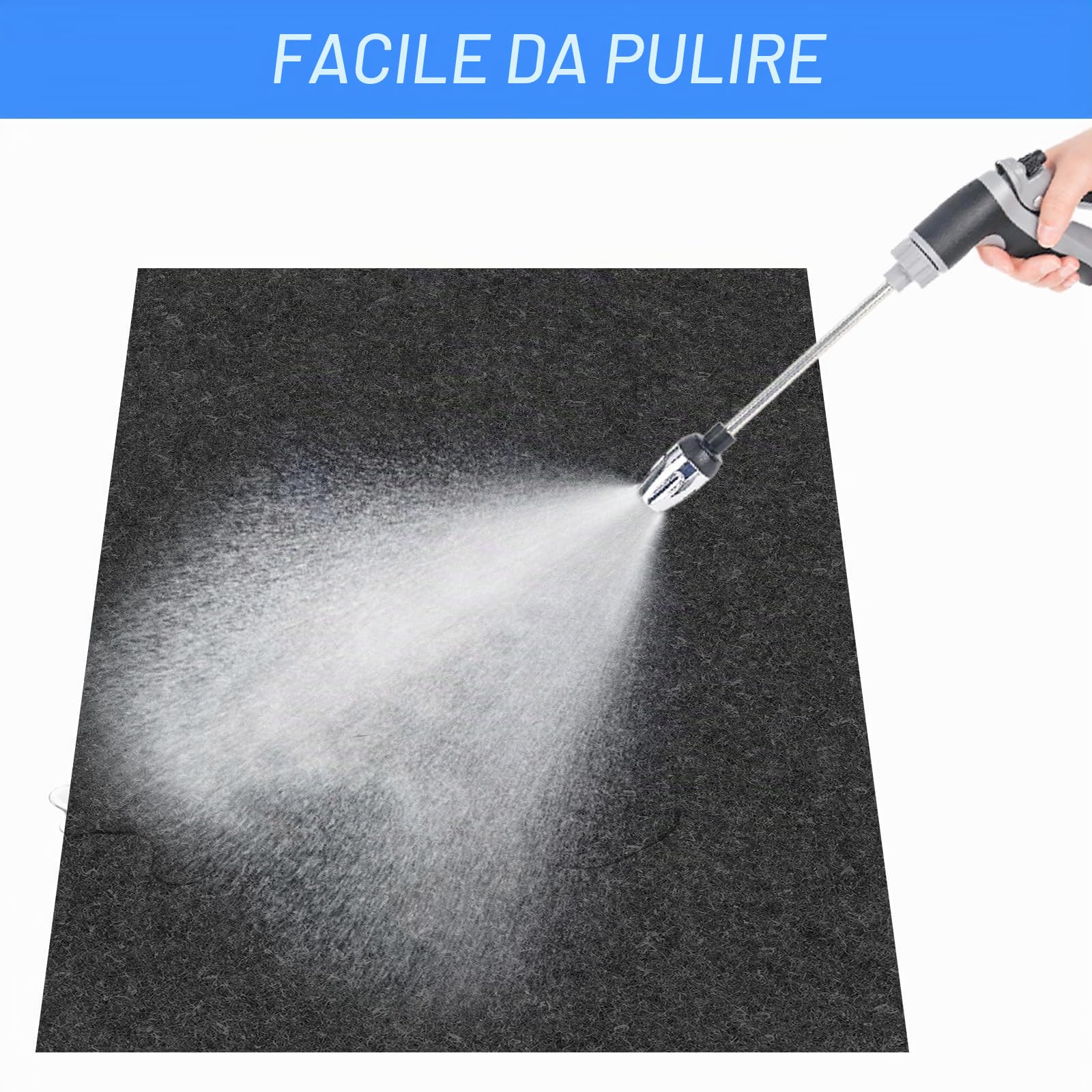 Tappeto Moto Anti Scarico Olio Elthmpr Tappetino da Pavimento Garage Auto - 91 x 152 cm Tappeto di Ritenzione di Olio