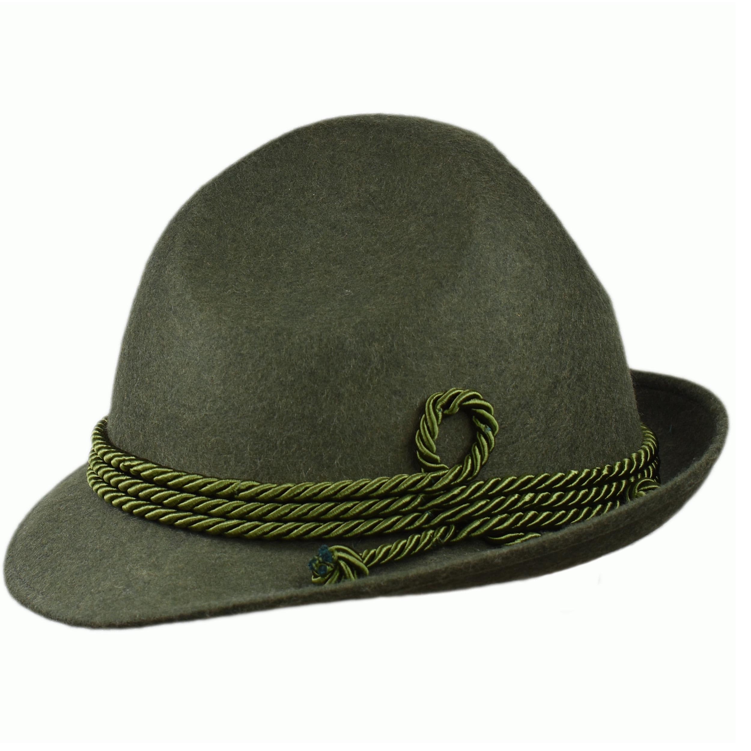 Melegari Cappello Tirolese da Montagna | Dreispitz Innsbruck | Cappello da Pastore | Contadino e Cacciatore | Loden Hut | Cappello Tradizionale