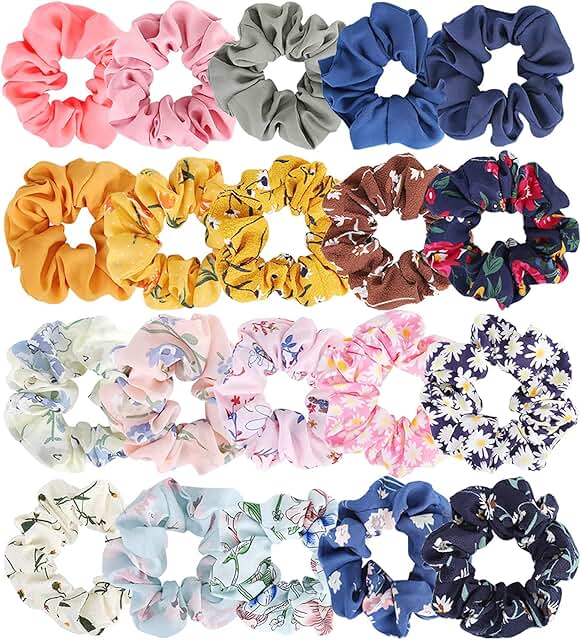 Hair scrunchies stephanieverafter notonthehighstreet colours multiple Amazon.co.uk: hair scrunchies