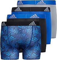 Vista 3 de adidas Calzoncillos tipo bóxer de rendimiento para niños (paquete de 4)