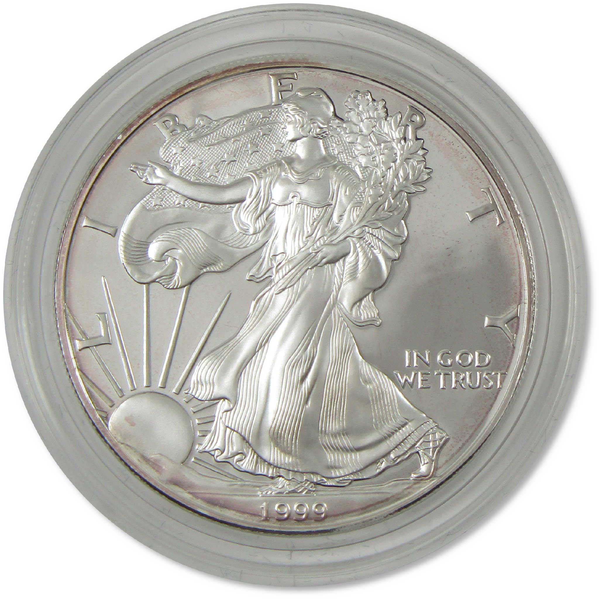 1999 P American Silver Eagle Proof $1 Coin Collectible OGP COA