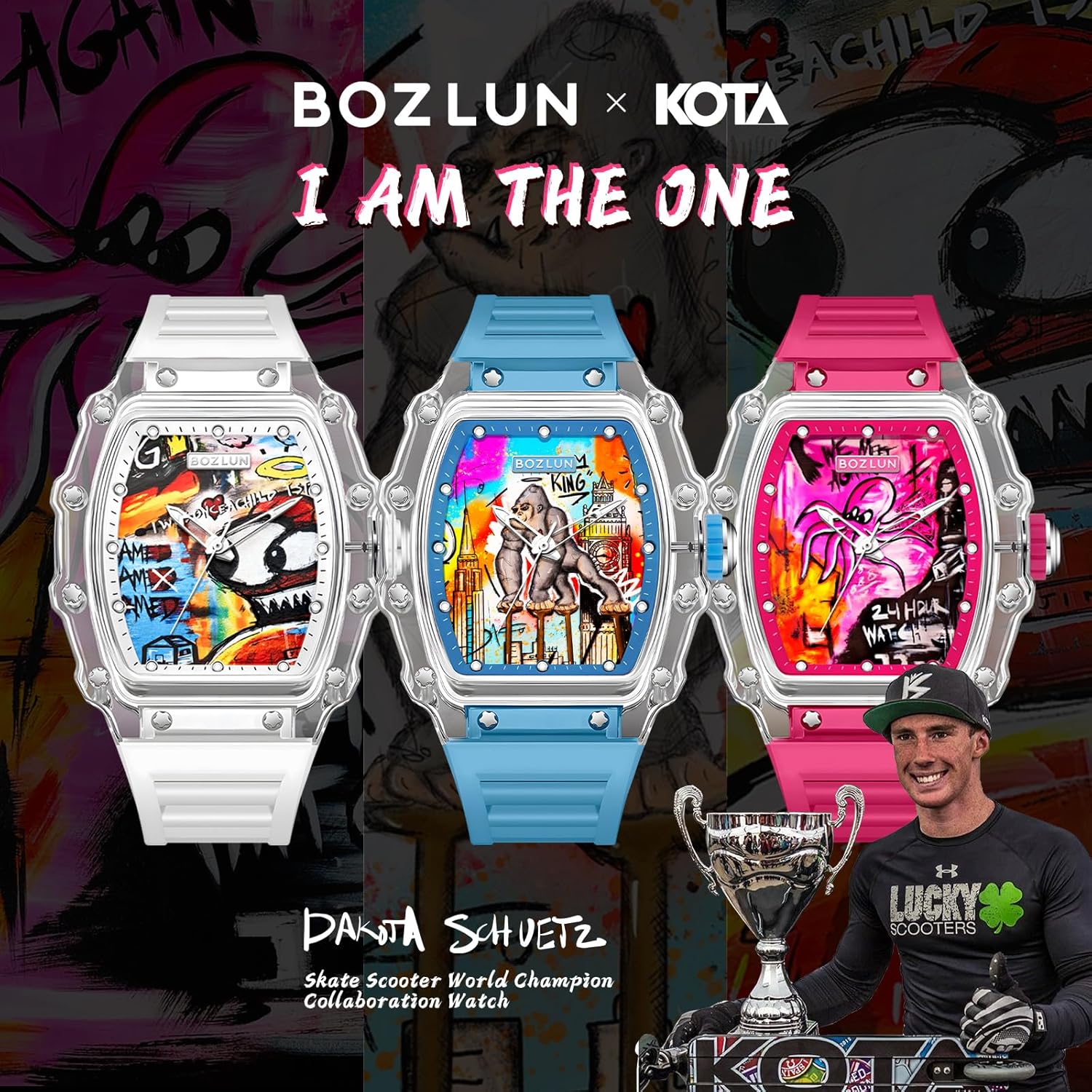 SKMEI Men's Sports Mechanical Watches with Waterproof Womens Fashion Automatic Analog Wristwatch Unsiex Watch Artistic Design(Color Options)