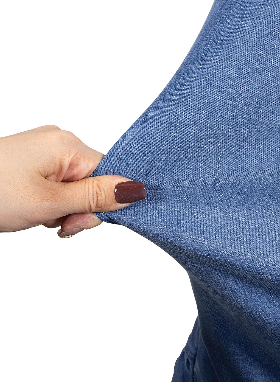 Sidefeel Women's Summer Denim Dresses 2026 Loose Sleeveless Sleeve Ruffled Edge Jean Sundresses - Image 7