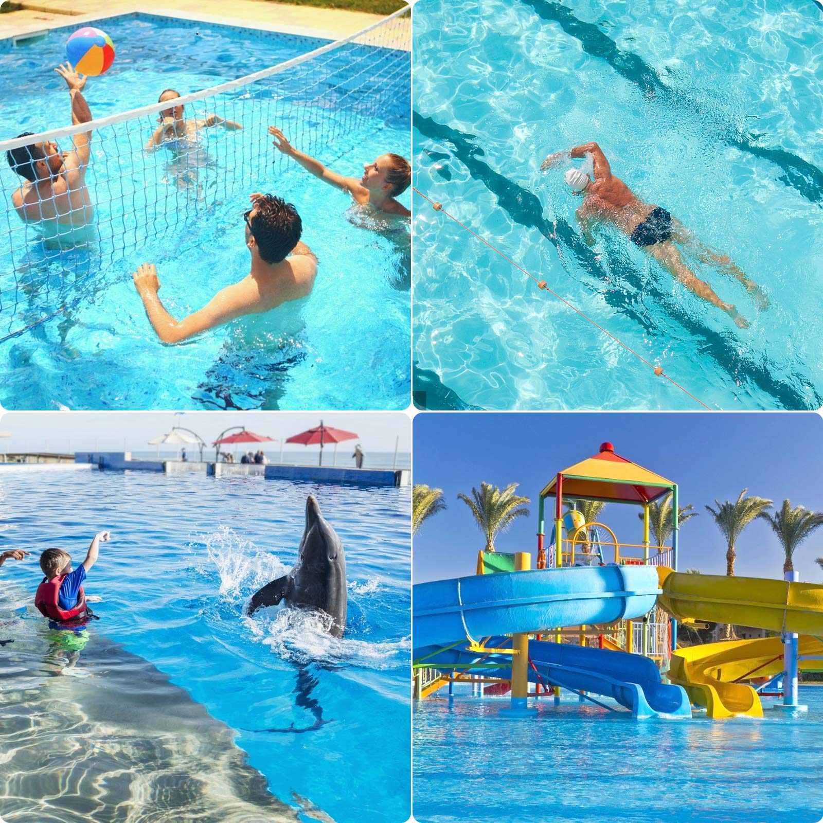 5 Pouces Distributeur Flottant, Distributeur de Chlore pour Piscine, Diffuseur de Chlore, Diffuseur Chlore Piscine, Diffuseur Flottant Piscine pour Piscine/Spa/Aquariums (5 Pouces)
