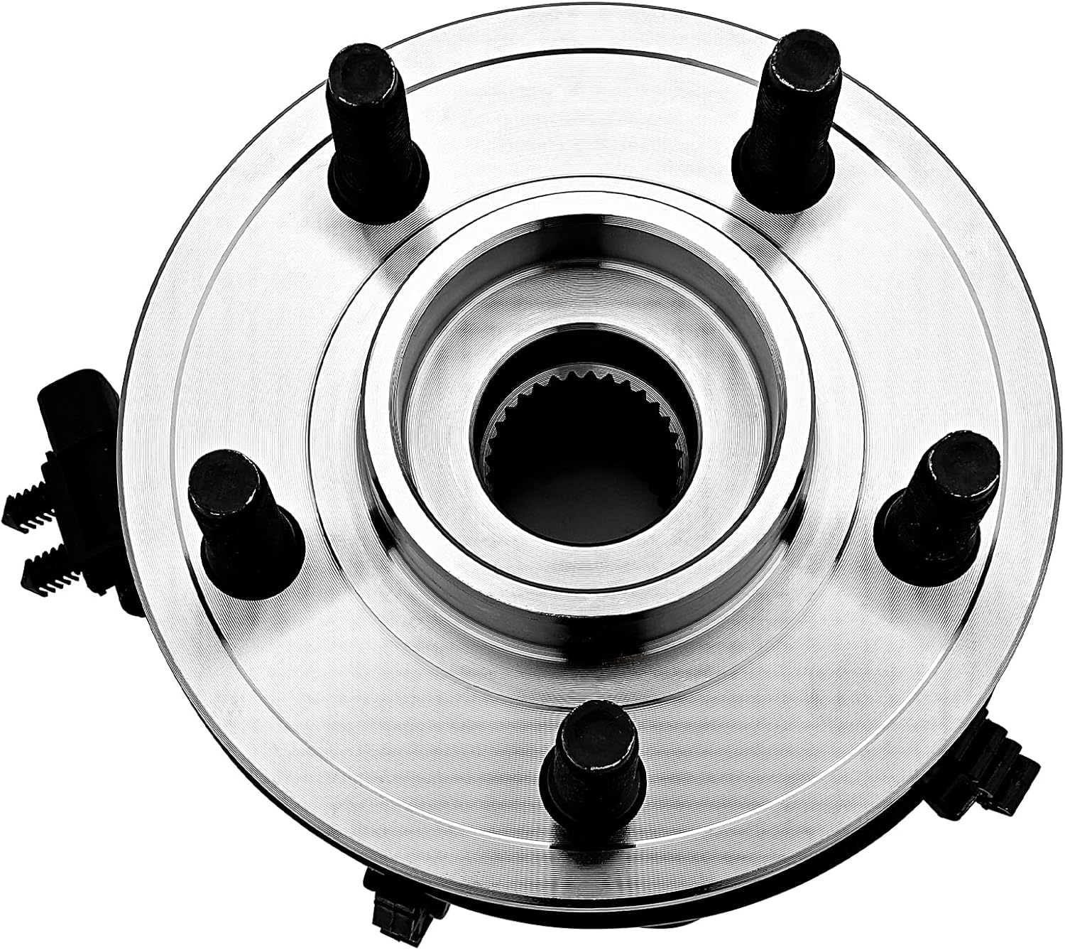 513270 2pcs Front Wheel Bearing Hub Fit for Jeep Liberty 2008-2012, for Dodge Nitro 2007 2008 2009 2010 2011, 5 Lug w/ABS Wheel Bearing and Hub Assembly Replacement
