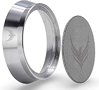 Vista 9 de Juego de pantalla de pastilla de espresso de embudo dosificador de 54 mm KNODOS Juego de gatillo de molinillo, embudo portafiltro y filtro