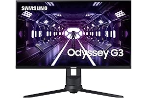 Samsung Odyssey G3 24-Inch FHD 1080p 144Hz Gaming Monitor