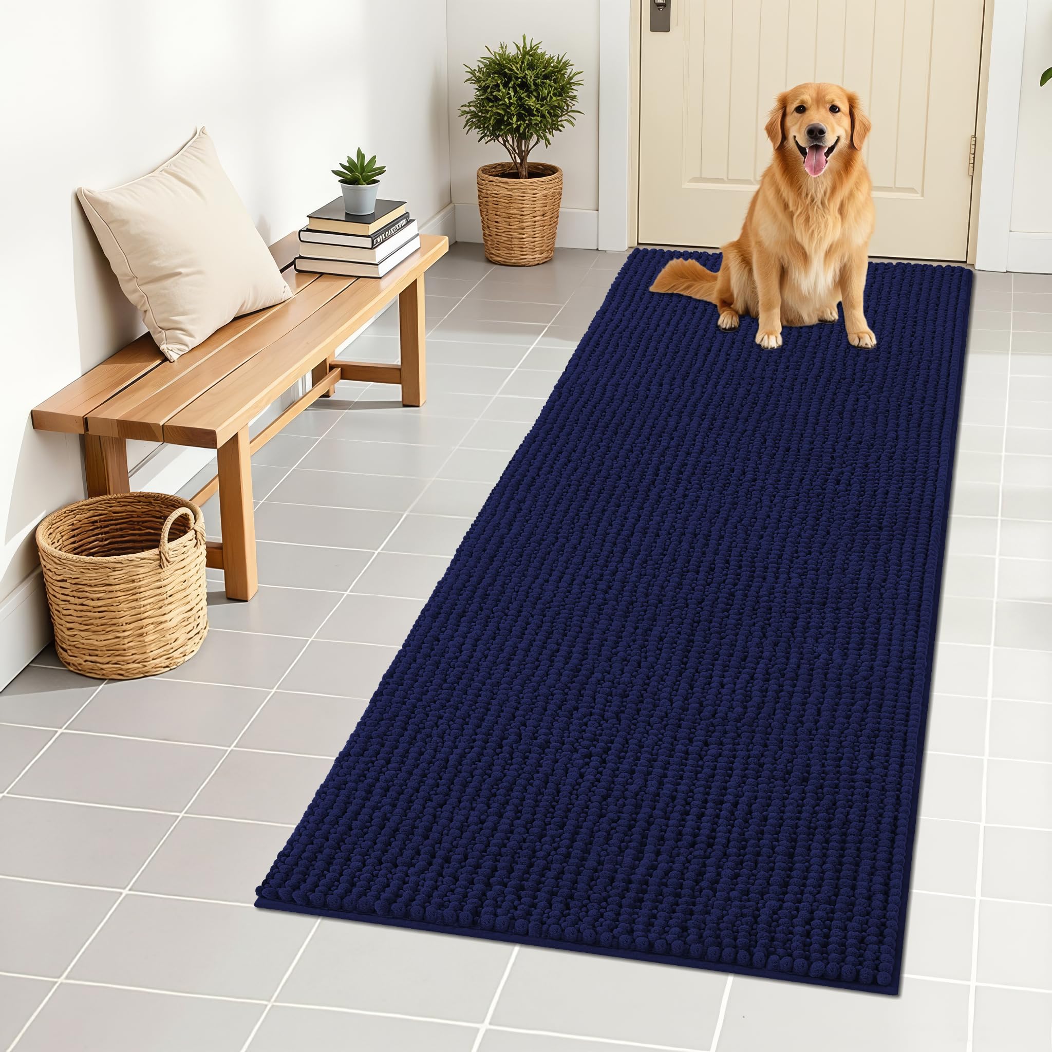 Tapis de lit d'intérieur ultra absorbant et antidérapant pour animaux