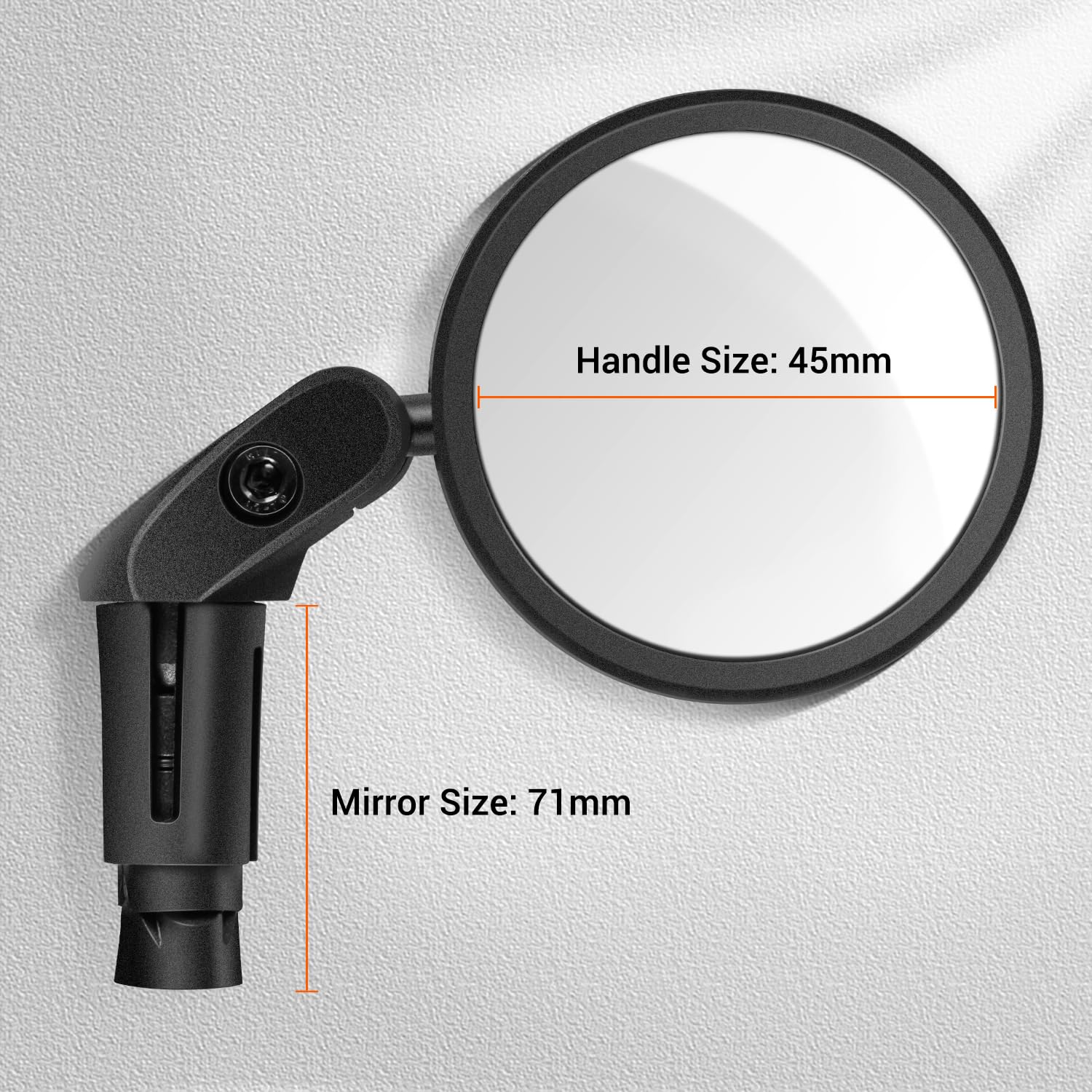 Bicycle Mirror Replacement Third Eye Bicycle Bar End Mirror Flat