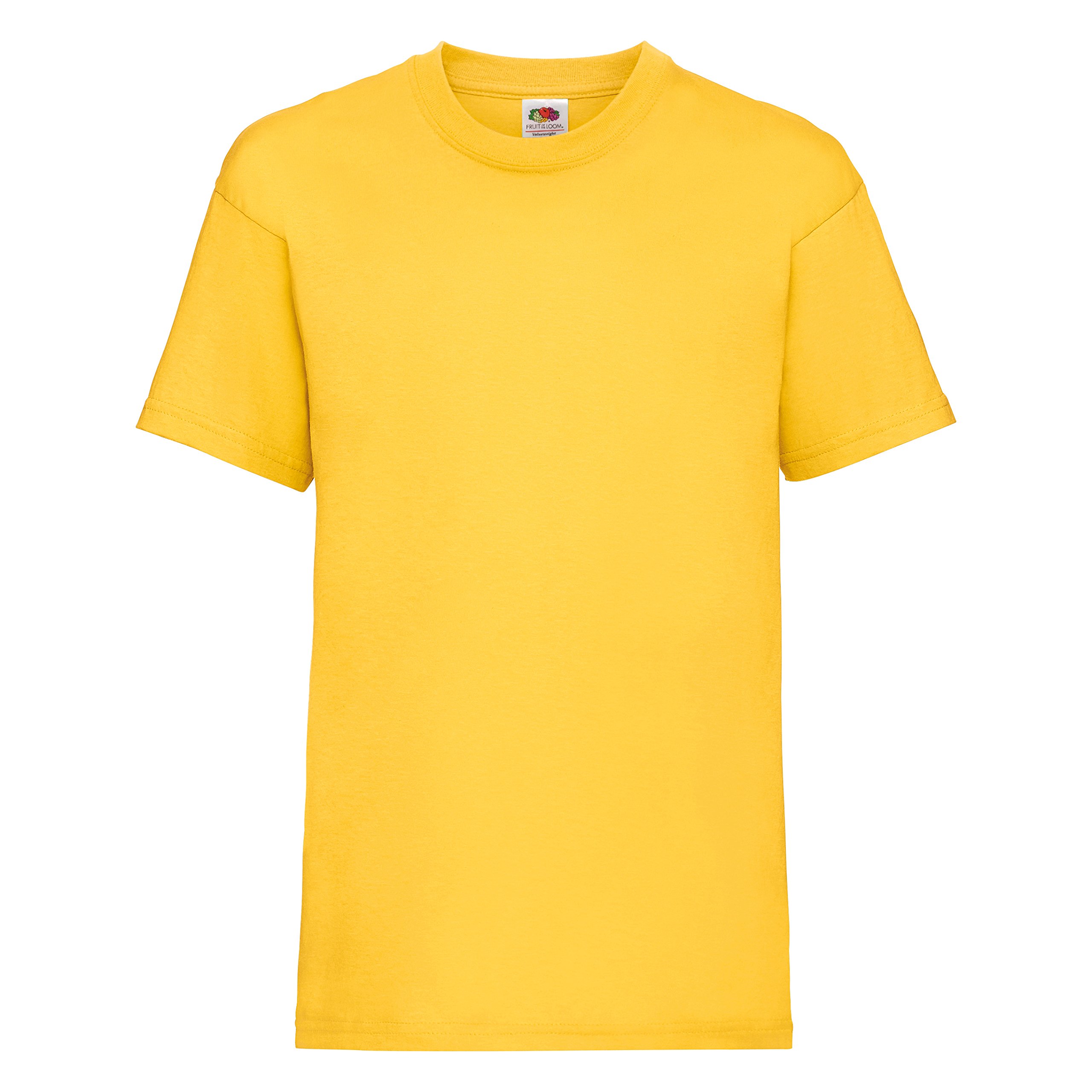 Fruit Of The Loom Childrenskids Unisex Short Sleeve T-Shirt - Bc329 - Sunflower / 3-4 / Sunflower