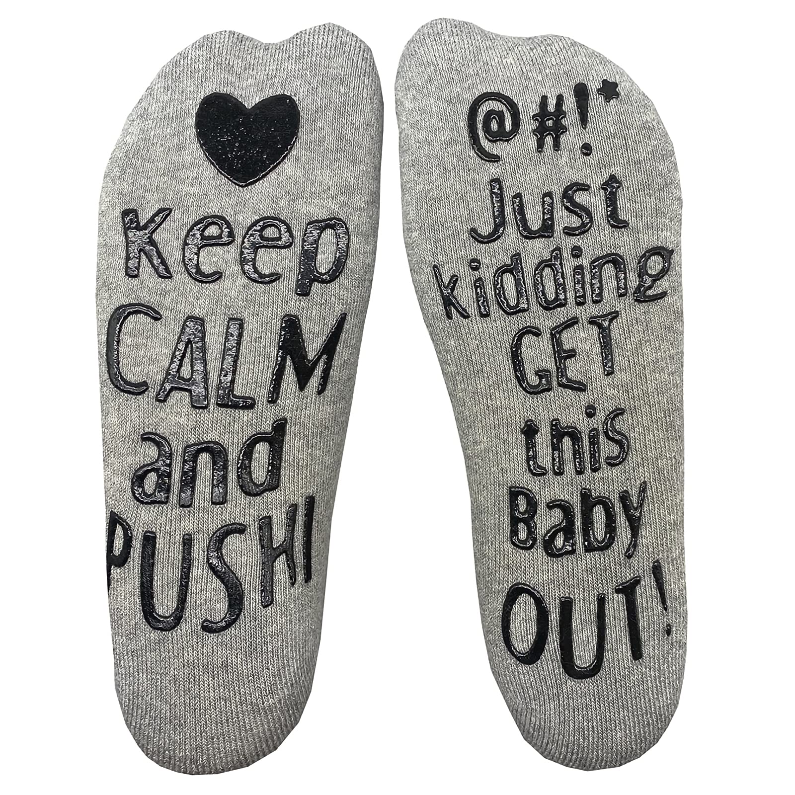 Labor and Delivery Hospital Socks Non-Skid Birthing Socks Maternity Pregnancy Inspirational Socks