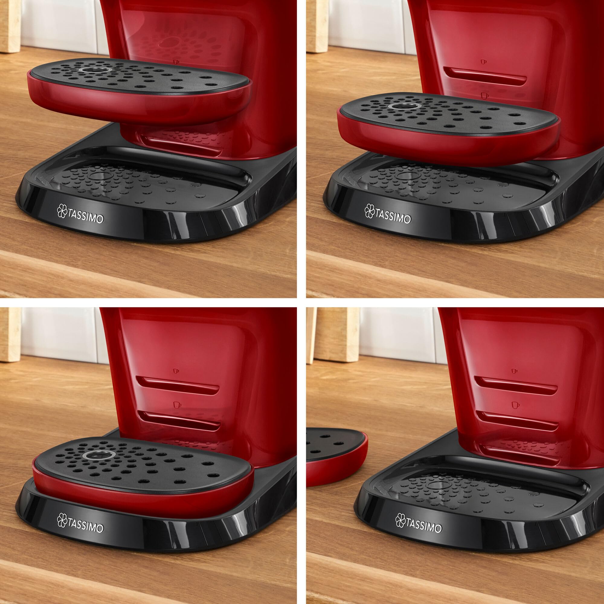 Bosch ekspres do kawy Tassimo My Way 2 TAS6503, z filtrem do wody, ponad 70 napojów, personalizacja, w pełni automatyczny, łatwe przygotowanie, 1500 W, 1,3 l, czerwony
