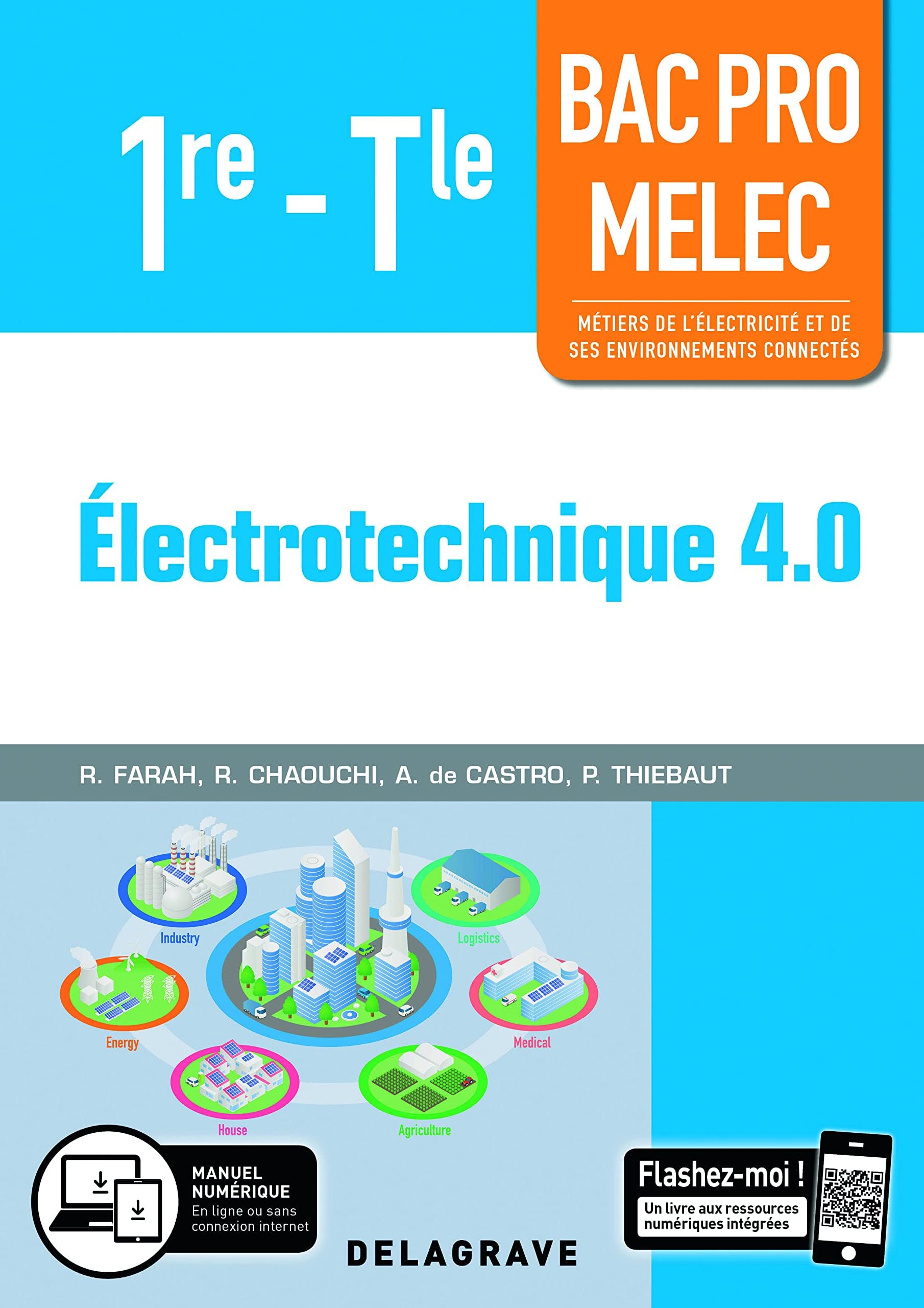 Électrotechnique 4.0 1re, Tle Bac Pro MELEC (2019) - Pochette élève