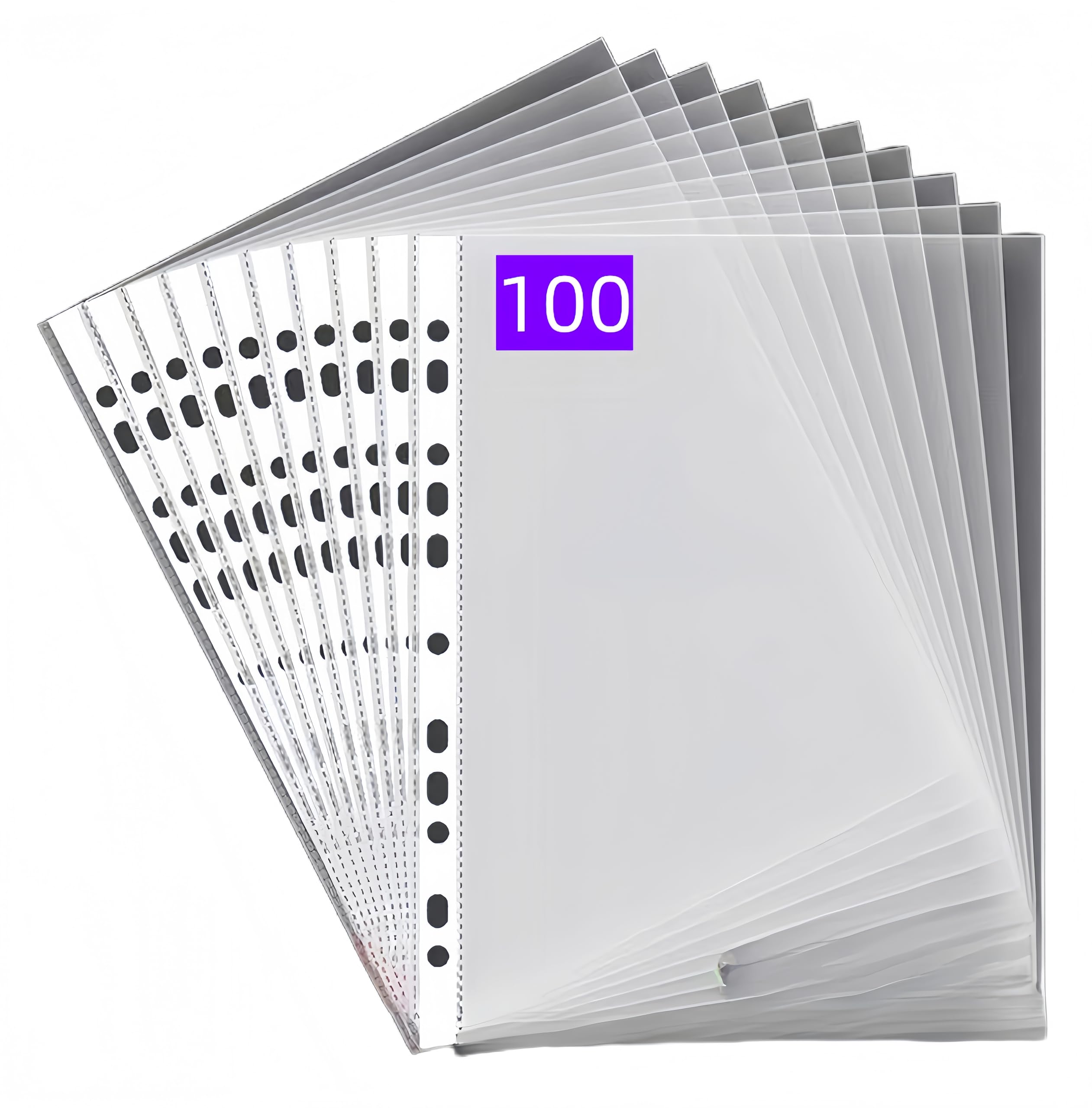 Carpeta De Fundas Fundas Plásticas Transparentes De 55 Gls (100 Uds Carpeta  Fundas, image size:2522x2560