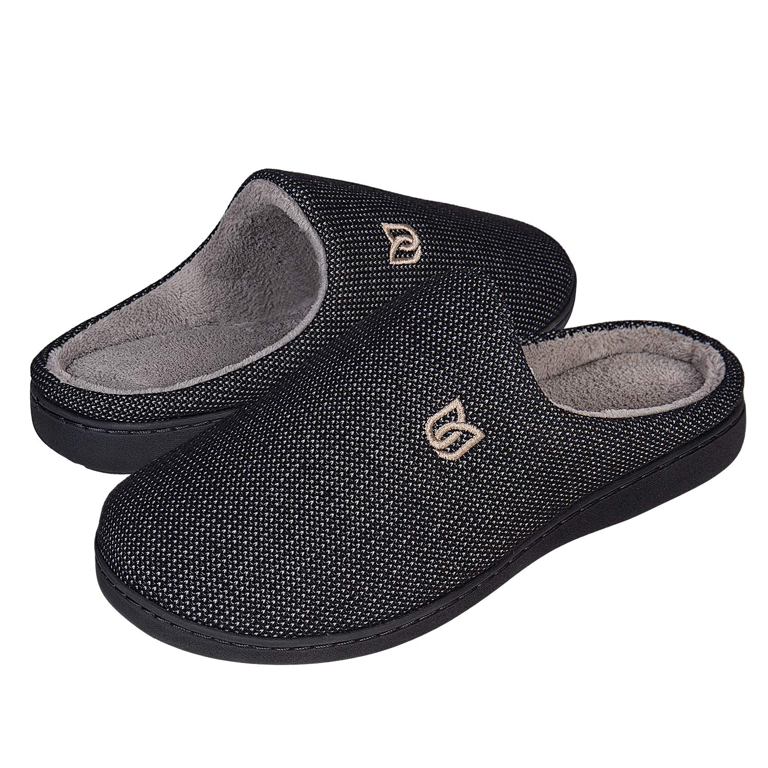 WateLves Pantofole Uomo Unisex Donna Antiscivolo Scarpe Inverno Peluche Morbido Ciabatte in Memory Foam