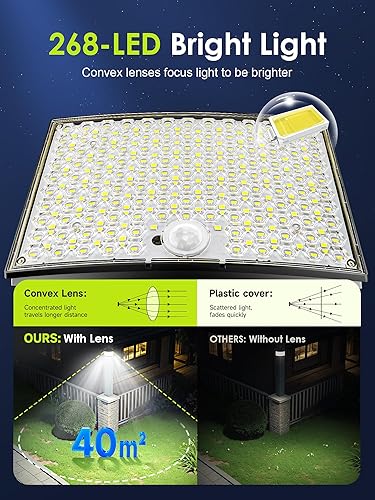 Miniatura 8 de COOLNIGHT Luces solares de inundación para exteriores