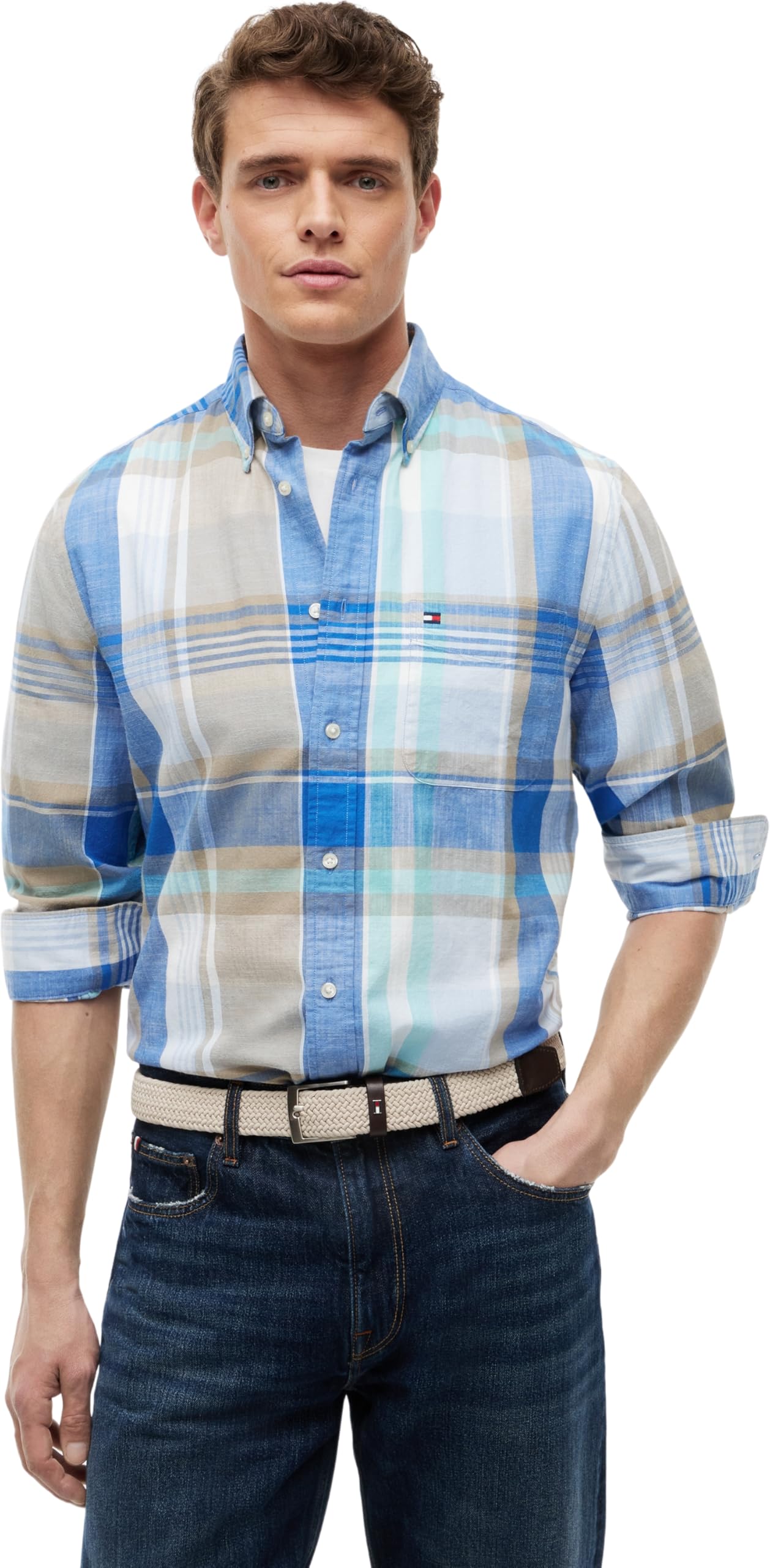 Tommy Hilfiger Camisa L/S para Hombre