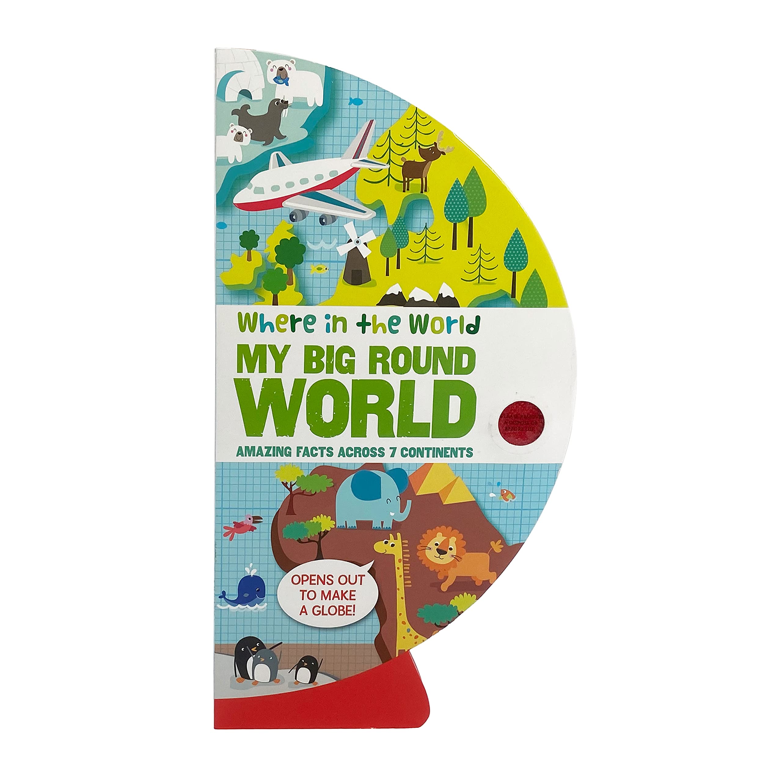 Where in the World: My Big Round World: Learn Facts from All Around the World with this Fold-Out Globe! (Where in the World Series)