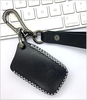 Genuine Leather Key Fob Cover & Key Chain for Lexus (2-4 Buttons, Keyless Go) - Protects Car Keys