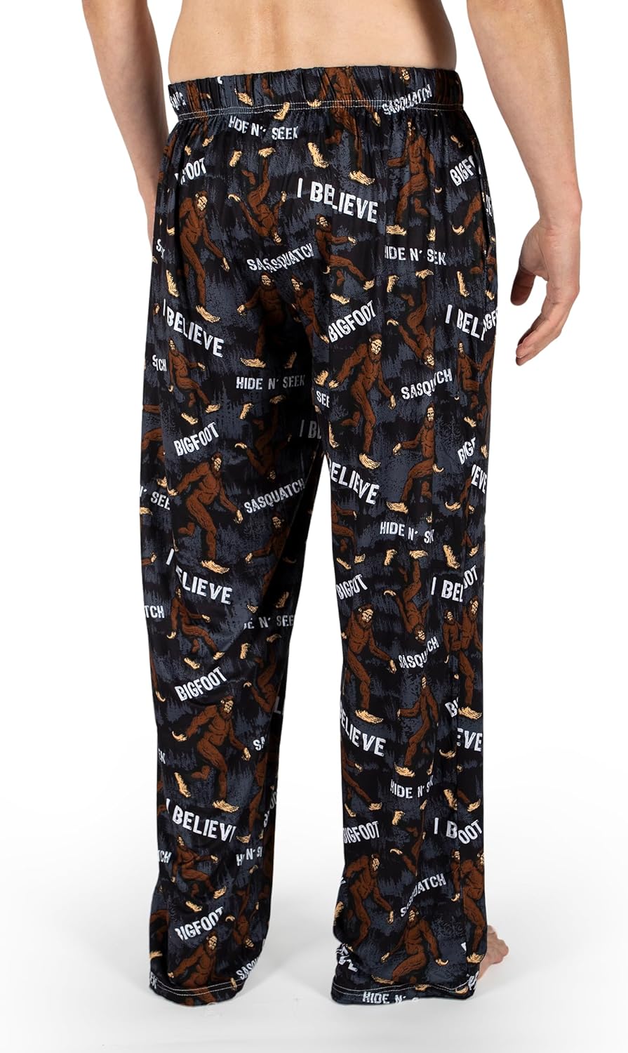 BRIEF INSANITY Lounge Pajama Pants for Men and Women | Outdoors & Camping Print Bottoms - Comfy, Ultra Soft, Loungewear - Image 3