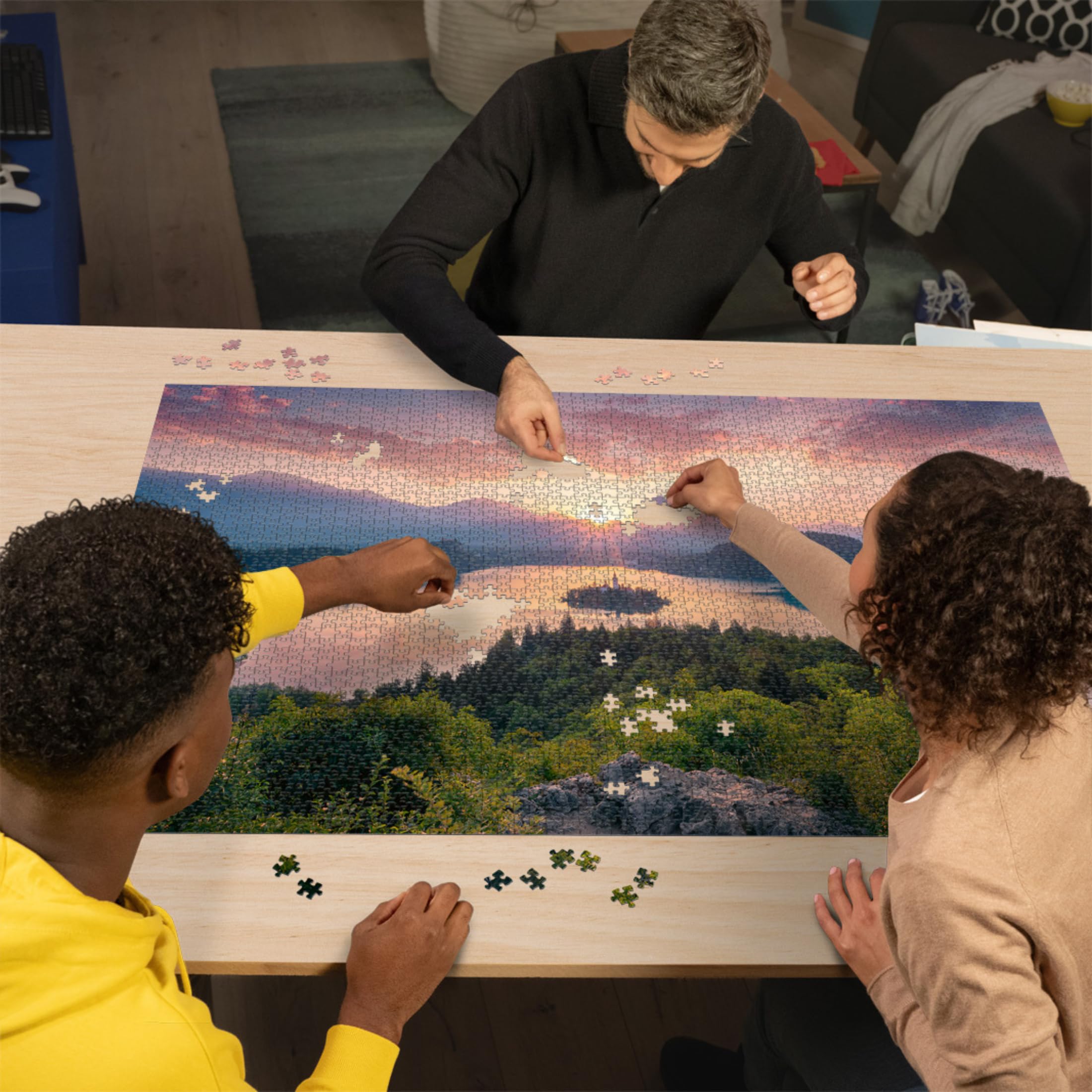 Ravensburger - Puzzle 3000 Pezzi Lago Bled, Slovenia, Adulti 14+ 121x80cm | Puzzle Lago di Bled Slovenia da 3000 pezzi, 121x80 cm, per adulti 14+, per esperti, collezione 3000 pezzi e idea regalo.