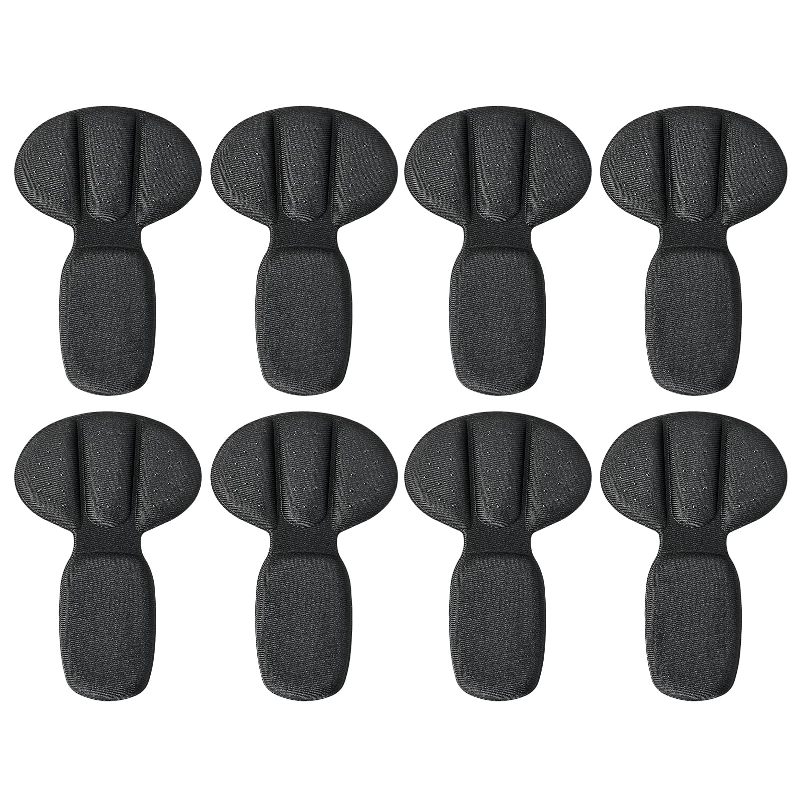 Heel Pads for Shoes Too Big, 4Pcs Mesh Adhesive Heel Grips Inserts for Boots, Loose Shoes, Reusable Heel Heel Cushion Pads for Women Men, Anti Blister