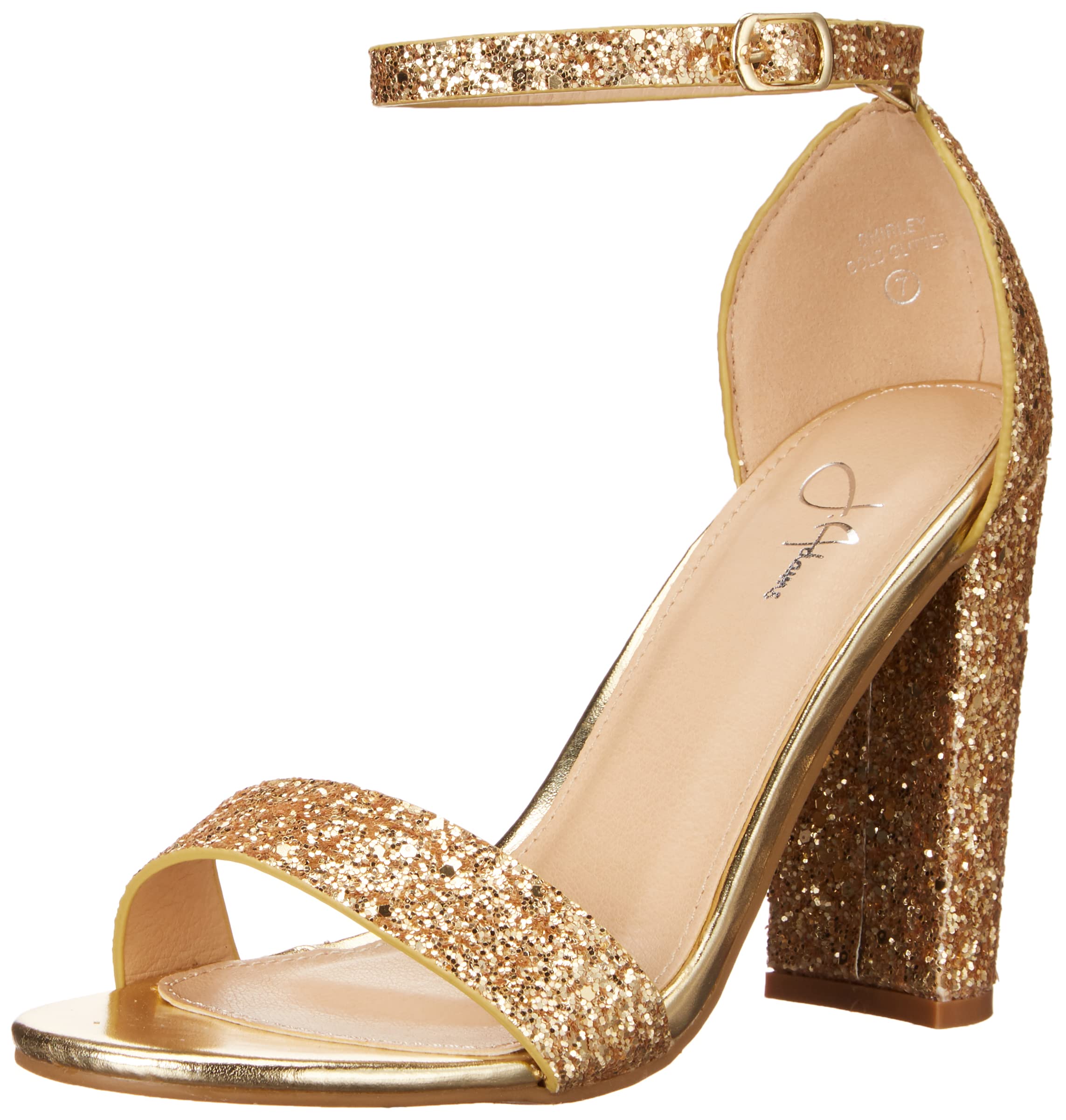 J. AdamsShirley Heels for Women - Ankle Strap High Heel Dressy Sandals