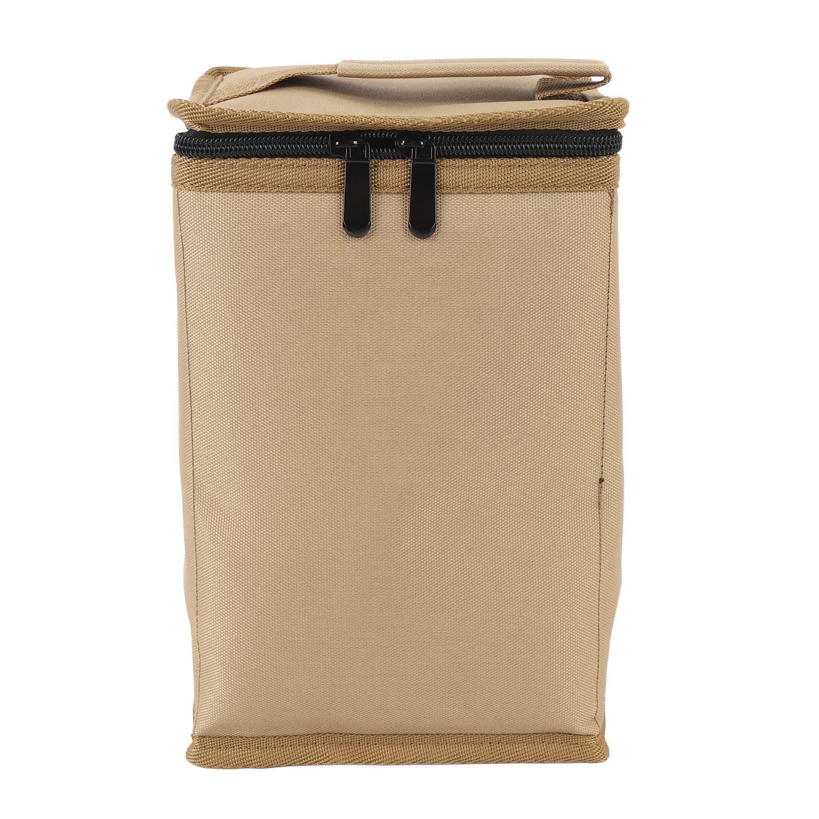 Tomantery Fuel Cylinder Carry Bag, Fuel Cylinder Carry Box/Cover Portable Thickened Oxford Fabric Multifunctional for Camping Lights (Khaki)
