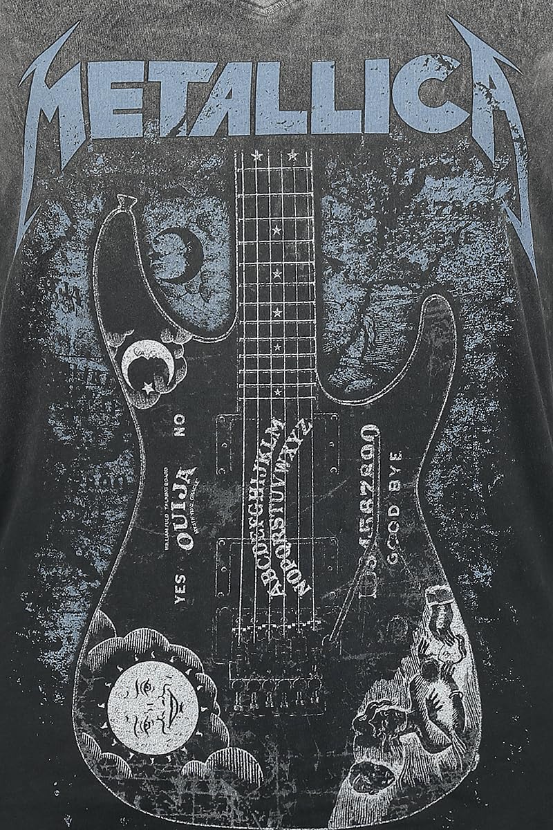 Metallica Ouija Guitar Frauen T-Shirt schwarz/grau Band-Merch, Bands
