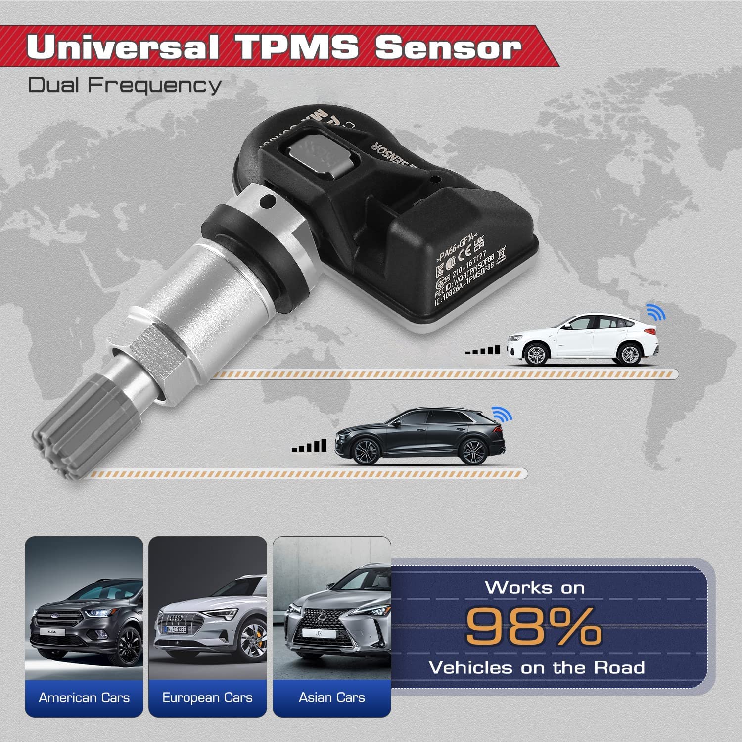 Autel TPMS MX Dual Frequency Sensor Replacement Tyres Autel TPMS MX Dual Frequency Sensor Replacement Tyres