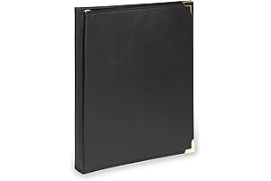 Samsill Classic Collection Half Inch Choral Music Binder with Brass Round Ring