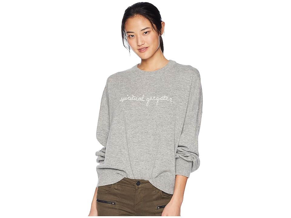 

Spiritual Gangster SG Sig Sweater (Medium Heather Grey) Women's Sweater