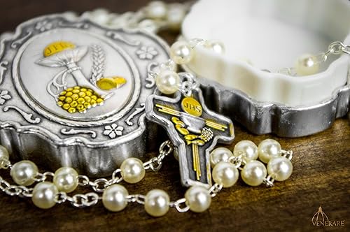 Miniatura 5 de católica rosario Set de regalo para Primera Comunión o confirmación, NA, Multicolor, VI3168-81