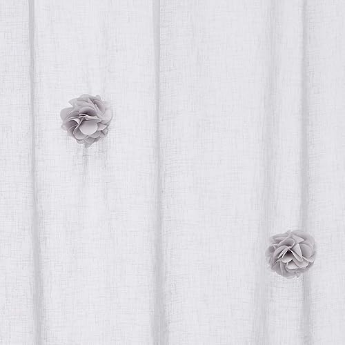 Miniatura 11 de Madison Park - Cortina drapeada para dormitorio o para sala de estar Gris,Blush,lino,Blanco,https:/ www.Yaxa/dp/undefined