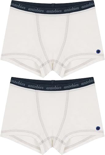 Amazon.com: antebies Boys Boxer Briefs Blanco Algodón Orgánico Tagless  Super Suave Ropa Interior 2pk, 11/ 12 años, Blanco : Ropa, Zapatos y Joyería