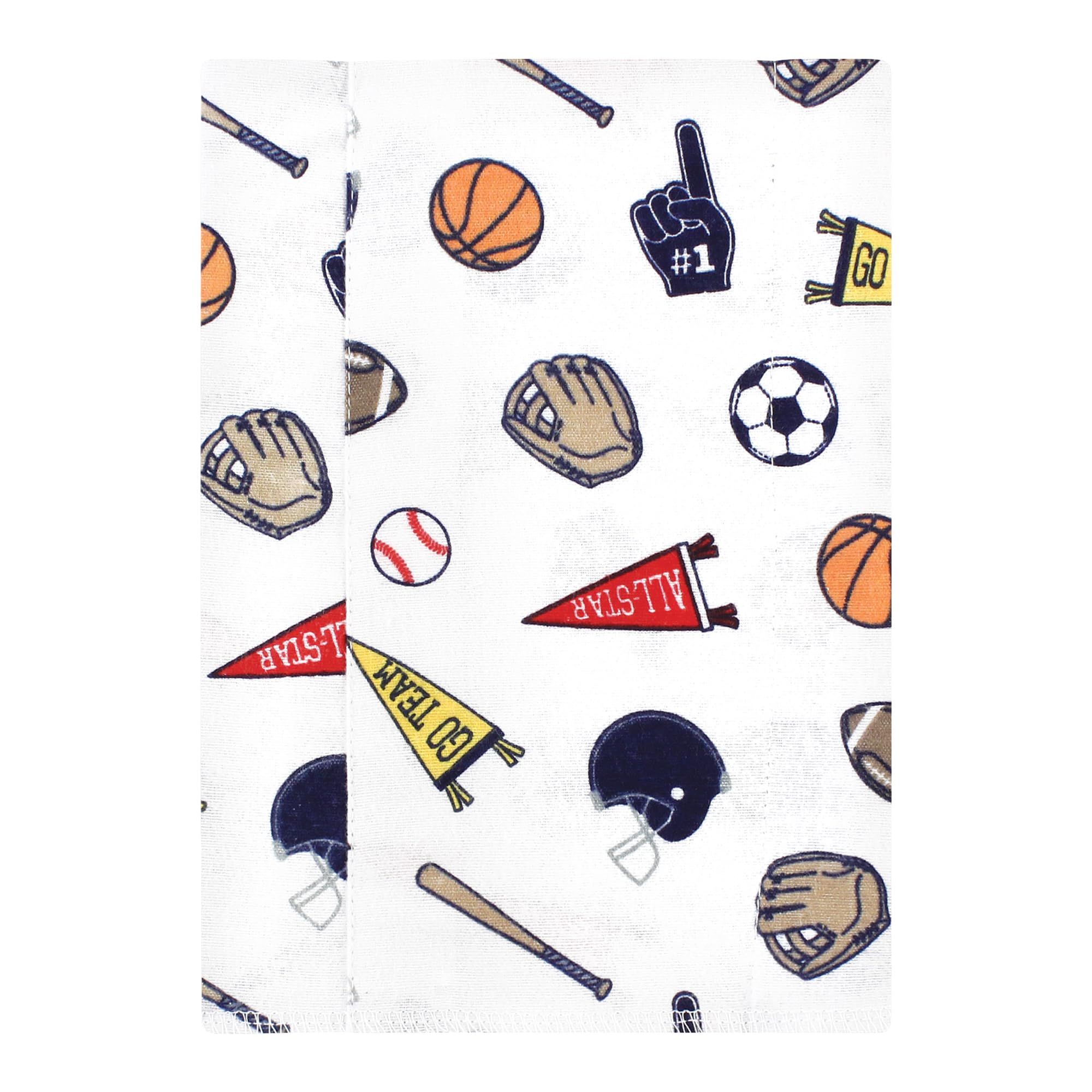 Hudson Baby Ropa de franela de algodón para bebé, unisex, 7 unidades, talla única