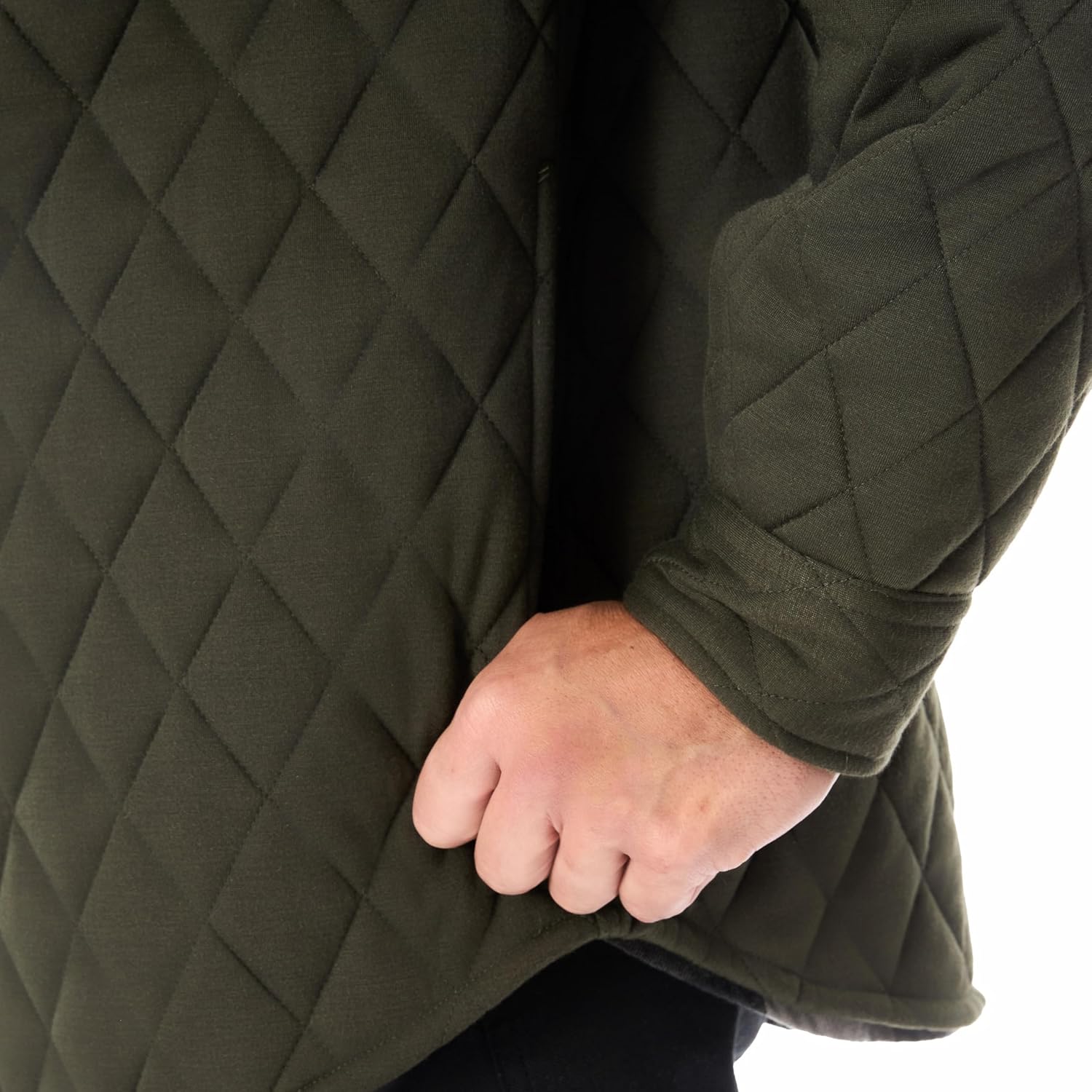 Smith's Workwear Snap Closure Diamond Quilted Knit Shirt-Jac - Image 5